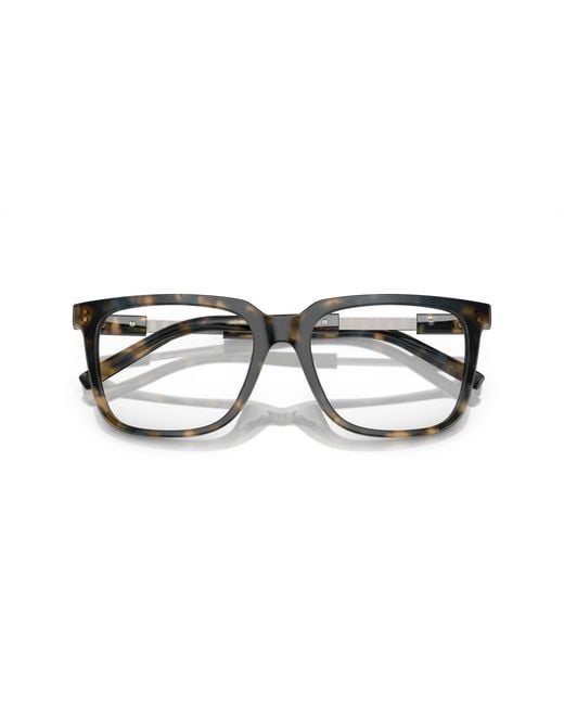 Giorgio Armani Black Ar7252U 6048 Optical Frames Acetate Transparent Squared Normal for men