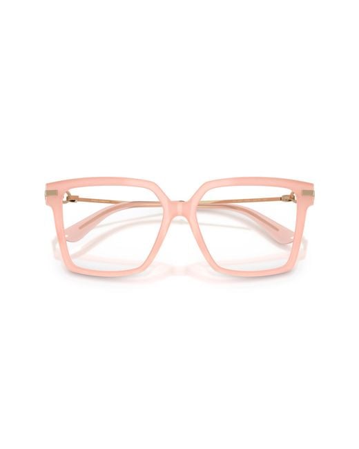 Dolce & Gabbana Black Dg3397 3436 Optical Frames Acetate Transparent Squared Normal