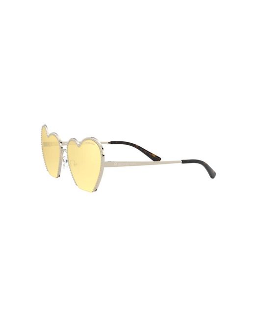 Michael Kors Metallic Mk1068 Heart Breaker 10147J Sunglasses Plastic Geometric Normal Mirror