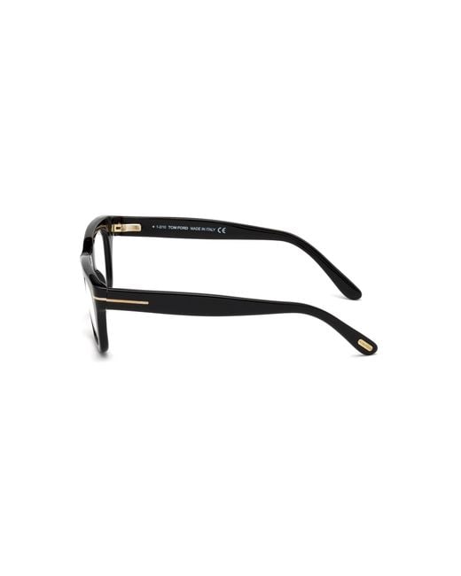Tom Ford Black Ft0237 Snowdon 52N Sunglasses Acetate Squared Normal for men