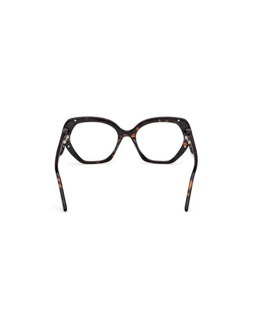 Guess Black Gm50039 052 Optical Frames Acetate Geometric Normal