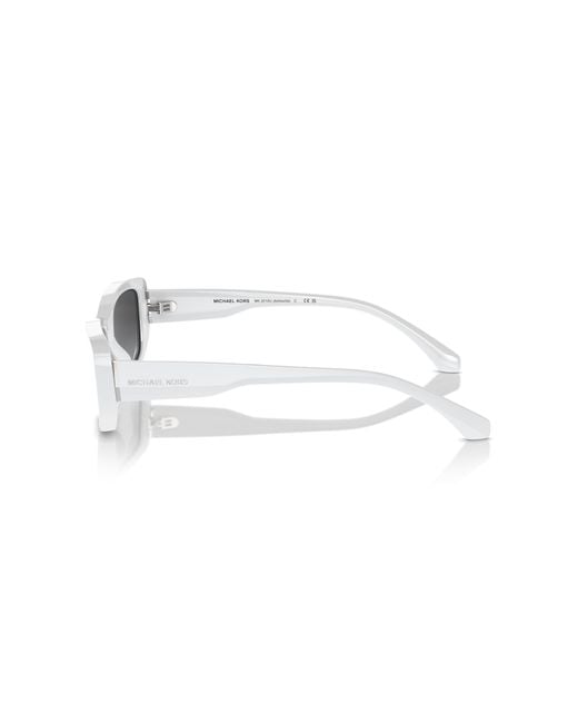 Michael Kors Black Mk2210U Asheville 31008G Sunglasses Injected Squared Normal Shaded