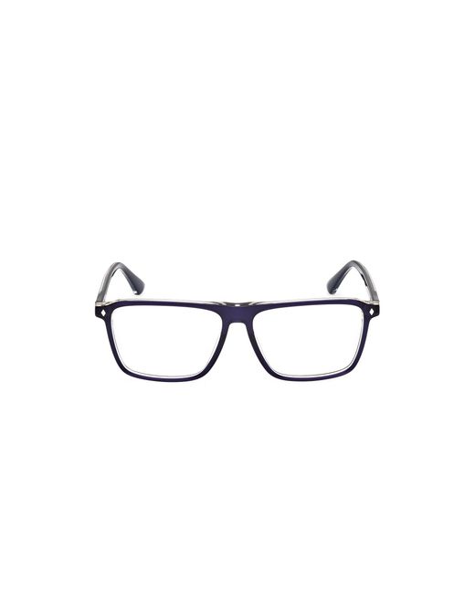 Web Black We5442 092 Optical Frames Acetate Squared Normal for men