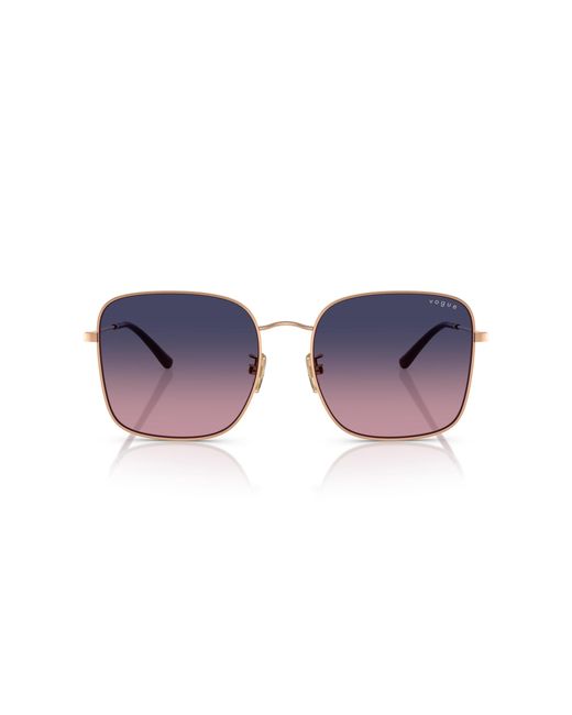 Vogue Eyewear Black Vo4327Sd 5152I6 Sunglasses Metal Squared Normal Shaded