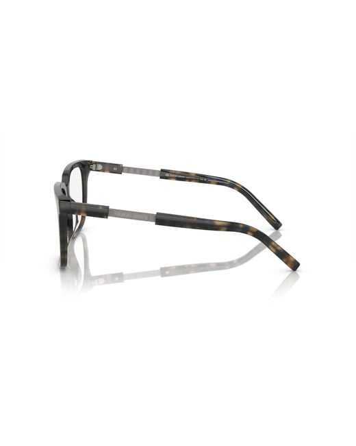 Giorgio Armani Black Ar7252U 6048 Optical Frames Acetate Transparent Squared Normal for men