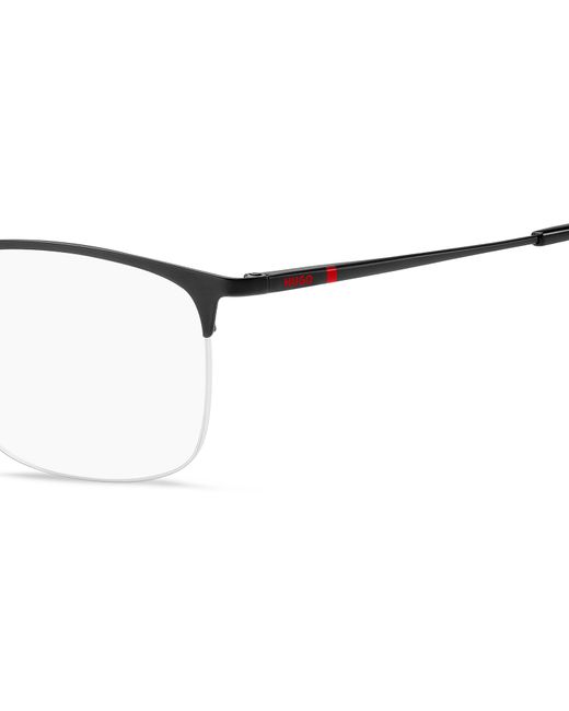 Boss Black Hg 1291 Oit Optical Frames Steel Squared for men