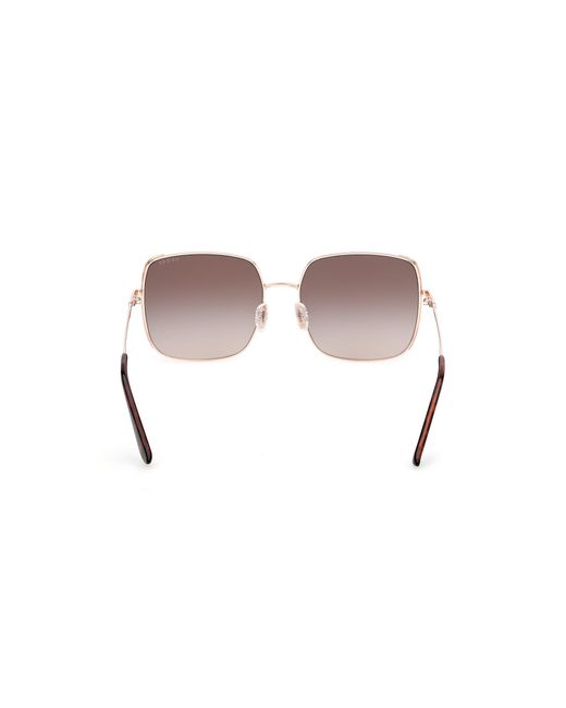 Guess Black Gu00194 28F Sunglasses Metal Squared Normal