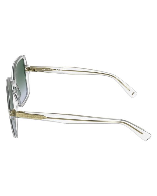 Longchamp Black Lo808S 900 Sunglasses Acetate Squared Normal