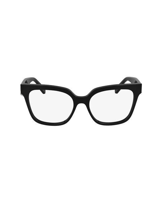 Karl Lagerfeld Black Kl6190 001 Optical Frames Acetate Squared Normal