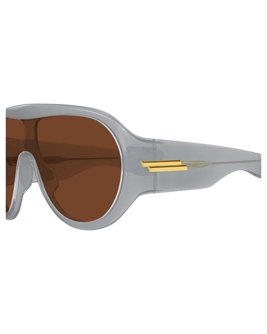 Bottega Veneta Black Bv1345S 004 Sunglasses Acetate Mask