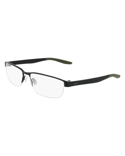 Nike Black 8138 003 Optical Frames Metal Squared Photochromatic for men