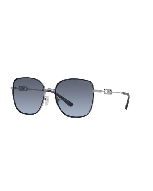 Michael Kors Black Mk1129J Empire Square 2 10158F Sunglasses Metal Squared Normal Nuanced