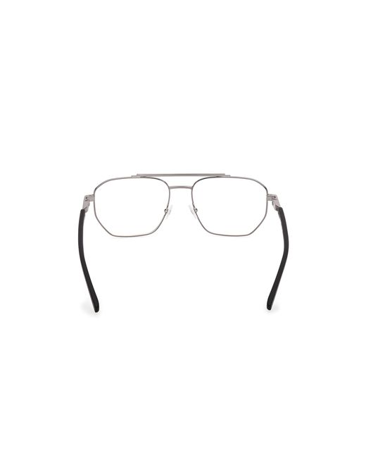 Timberland Black Tb50049 008 Optical Frames Metal Squared Normal for men