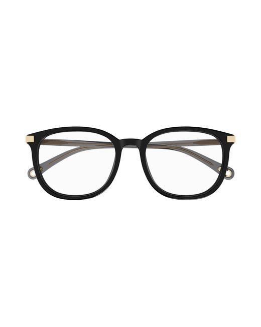 Chloé Black Ch0247Oa 001 Optical Frames Acetate Transparent Cat Eye