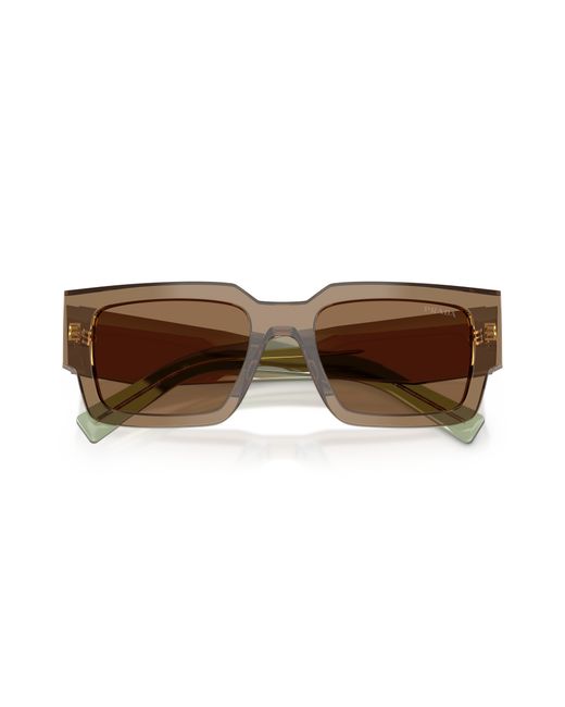 Prada Black Pr B17S 29E90F Sunglasses Acetate Squared Normal for men