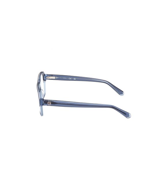 Guess Black Gu50093 092 Optical Frames Acetate Squared Normal for men