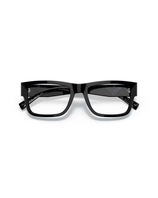 Prada Black Pr 15Yv 1Ab1O1 Optical Frames Acetate Squared for men