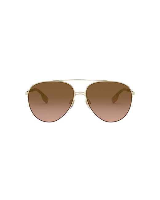 Burberry Black Be3113 Ferry 110913 Sunglasses Steel Pilot Normal Shaded