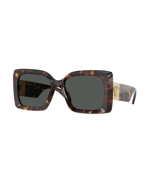 Versace Black Ve4467U 108/87 Sunglasses Nylon Geometric Normal