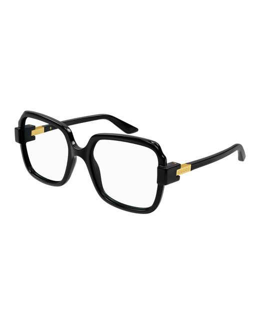 Gucci Black Gg1433O 001 Optical Frames Injected Transparent Squared