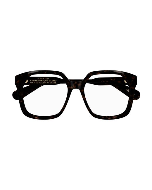 Chloé Black Ch0263O 002 Optical Frames Acetate Transparent Squared