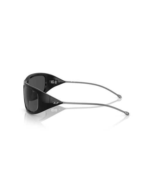 DIESEL Black Dl3001 501/87 Sunglasses Injected Round Normal