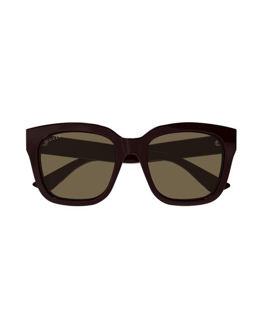 Gucci Black Gg1338S 005 Sunglasses Plastic Squared