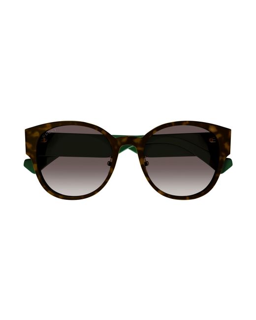 Gucci Black Gg1304Sk 002 Sunglasses Acetate Round Shaded