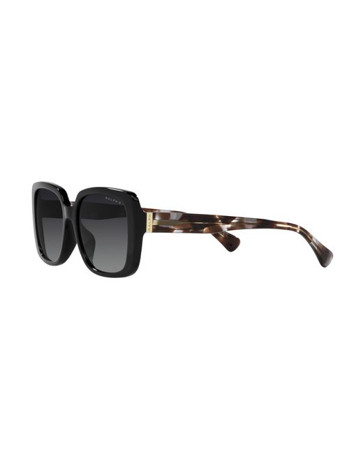 Ralph Lauren Black Ra5298U 5001T3 Sunglasses Acetate Squared Polarized Shaded
