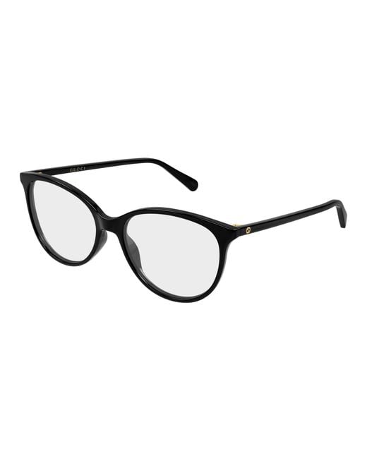 Gucci Black Gg0550O 005 Optical Frames Acetate Transparent Cat Eye