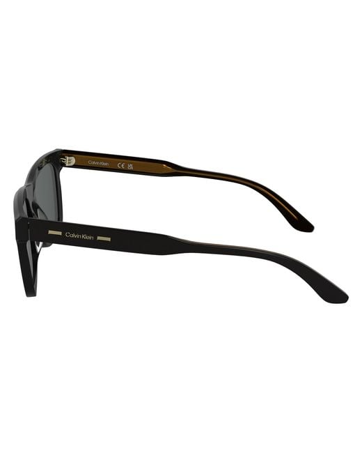 Calvin Klein Black Ck25506S 001 Sunglasses Acetate Squared Normal for men