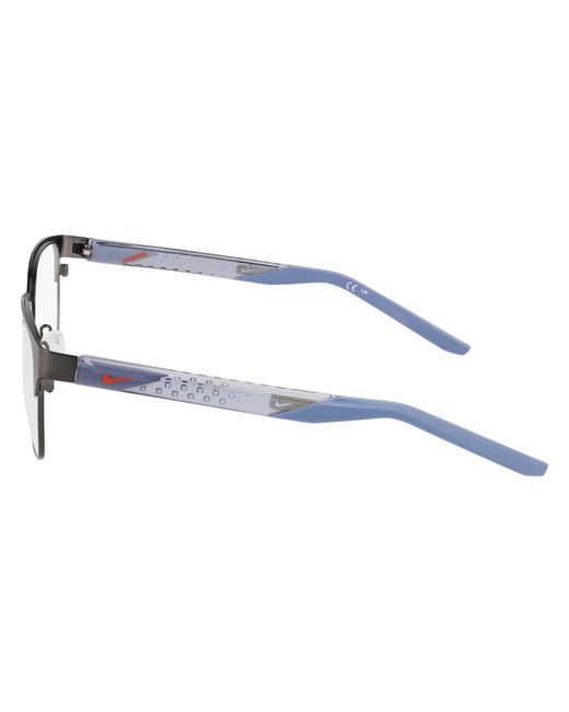 Nike Black 8156 070 Optical Frames Metal Squared Normal Normal for men
