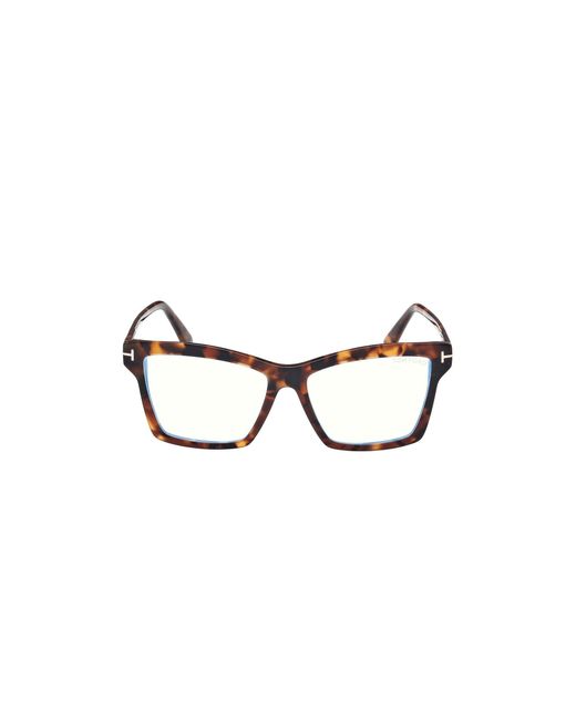 Tom Ford Black Ft5964-B 052 Optical Frames Acetate Squared Normal