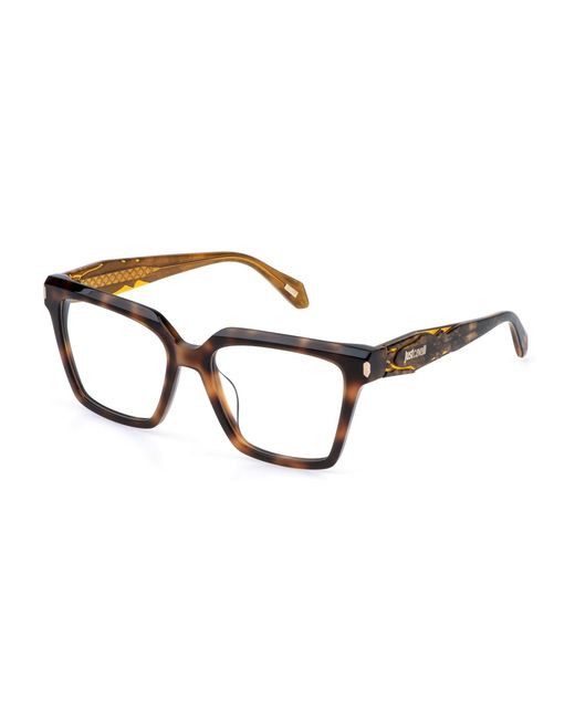 Just Cavalli Black Vjc156 09Aj Optical Frames Acetate Butterfly