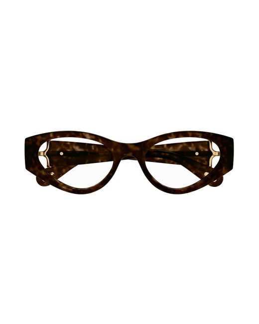 Chloé Black Ch0273O 002 Optical Frames Acetate Transparent Cat Eye