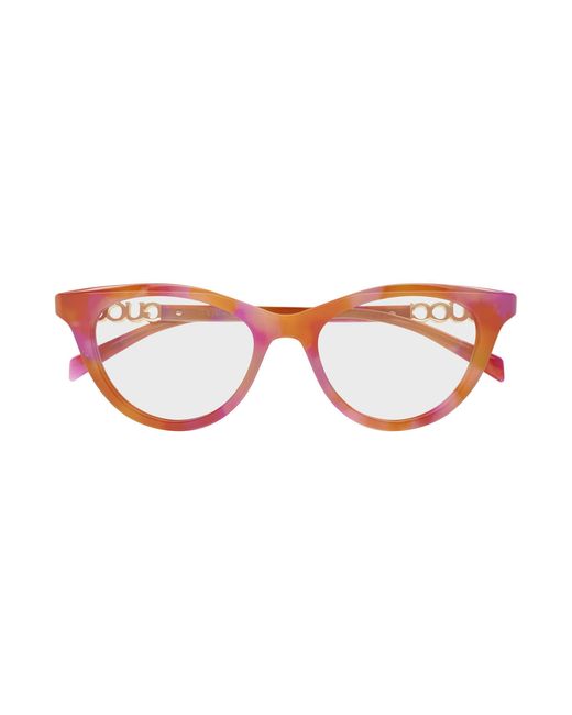 Gucci Black Gg2034O 004 Optical Frames Acetate Transparent Cat Eye