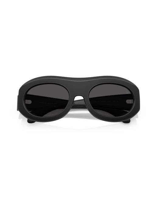 Moncler Black Me8015U Ramillon 500687 Sunglasses Injected Round Normal