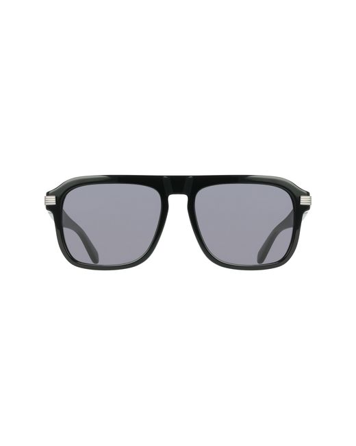 Ferragamo Black Sf2087S 001 Sunglasses Acetate Squared Normal for men