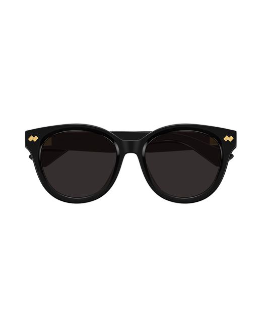 Bottega Veneta Black Bv1352Sk 001 Sunglasses Acetate Round