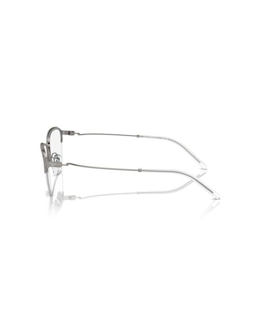 Emporio Armani Black Ea1161 3010 Optical Frames Metal Transparent Geometric Normal
