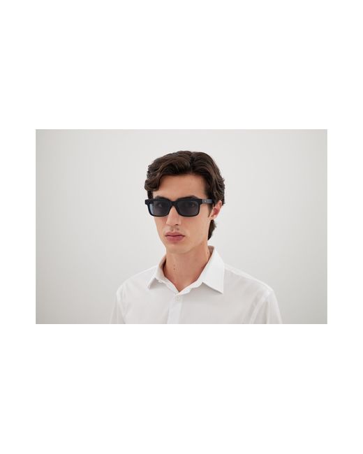 Montblanc Black Mb0383S 003 Sunglasses Acetate Squared for men