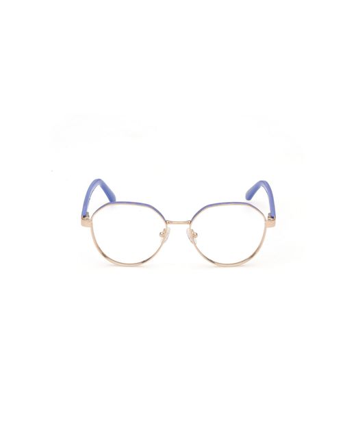 Guess Black Gu50124 092 Optical Frames Metal Round Normal