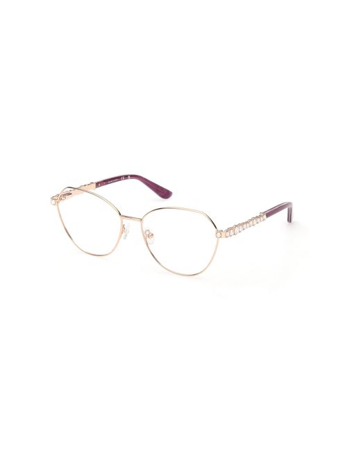 Guess Black Gm50056 32 Optical Frames Metal Round Normal