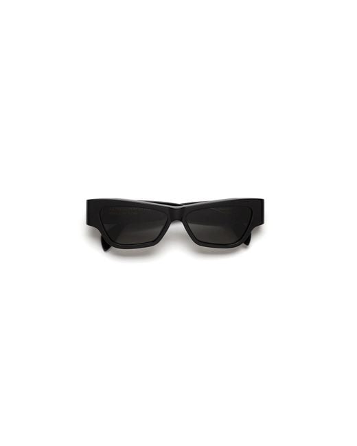 Retrosuperfuture Black K8U Nameko Sunglasses Acetate Squared Normal