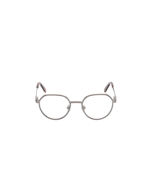 Guess Black Gu50239 009 Optical Frames Metal Round Normal for men