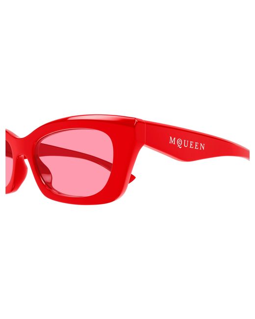 McQueen Am0474S 003 Sunglasses Acetate Squared