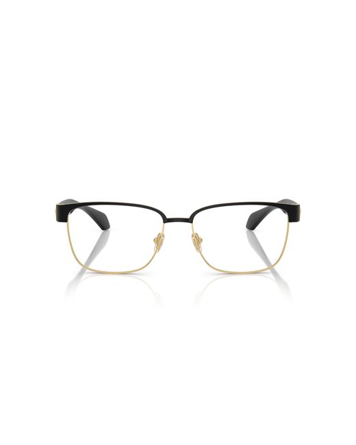 Versace Black Ve1306 1436 Optical Frames Metal Pillow Normal for men