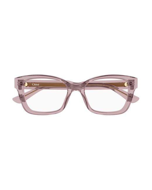 Chloé Black Ch0380O 004 Optical Frames Acetate Transparent Cat Eye
