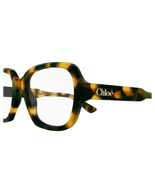 Chloé Black Ch0341O 002 Optical Frames Acetate Transparent Geometric