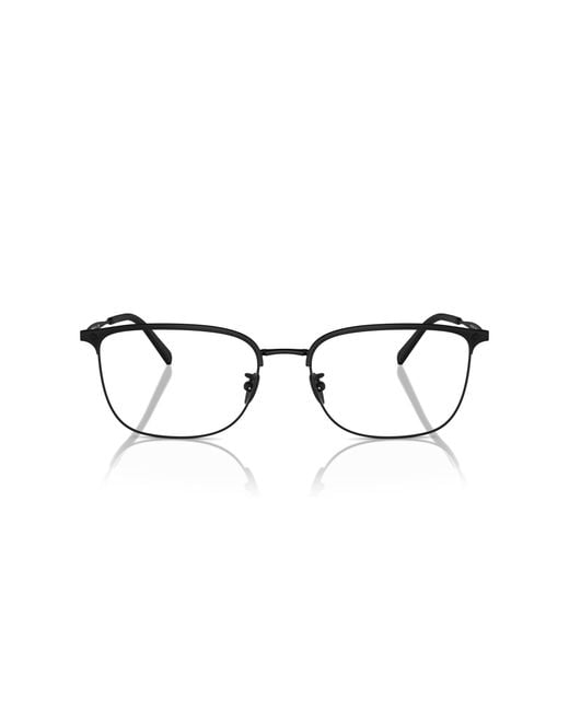 Giorgio Armani Black Ar5143 3001 Optical Frames Steel Transparent Squared Normal for men